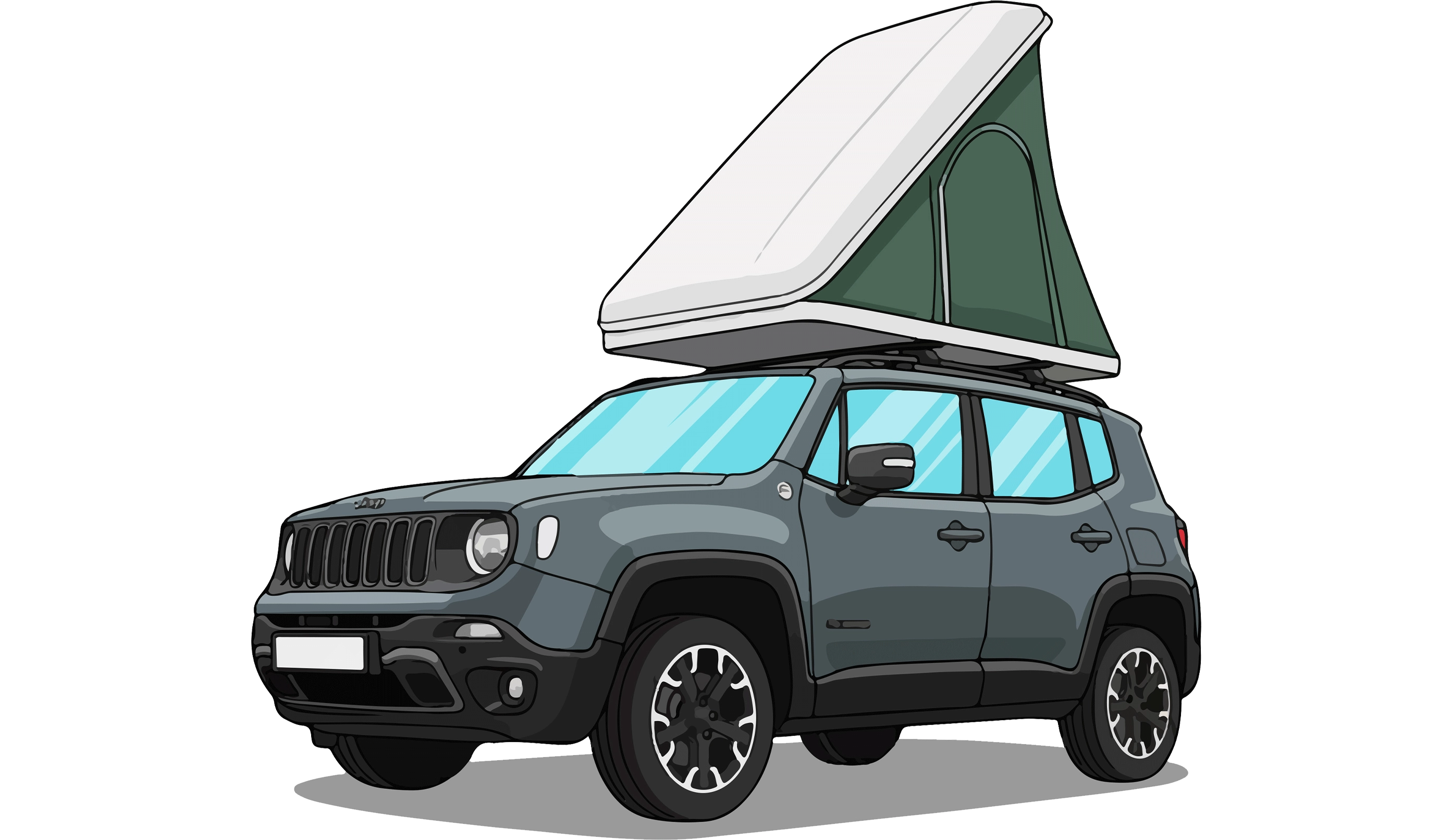 Jeep Renegade 4xe Roof Tent Explorer