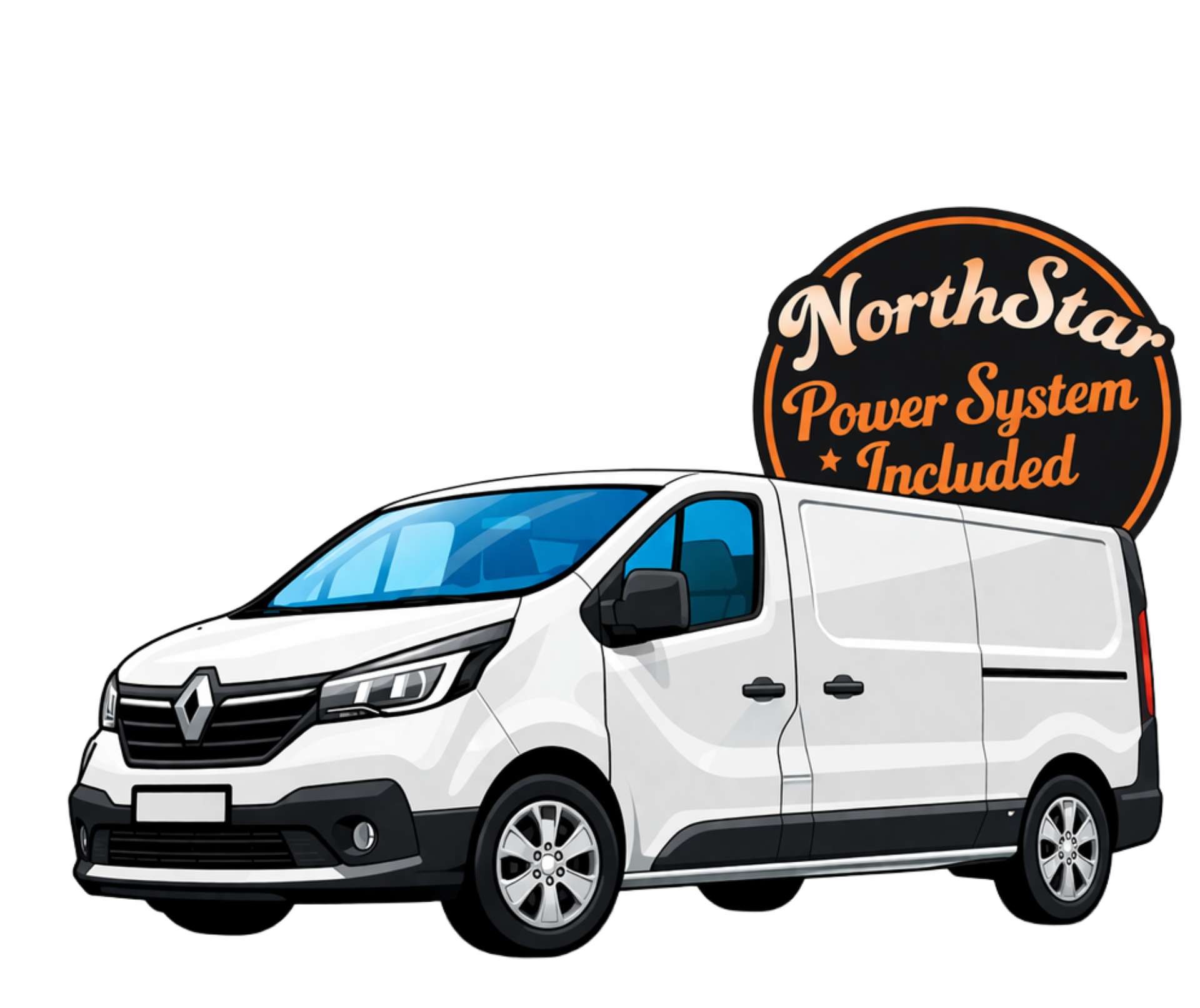 Renault Trafic 3 Persons Campervan