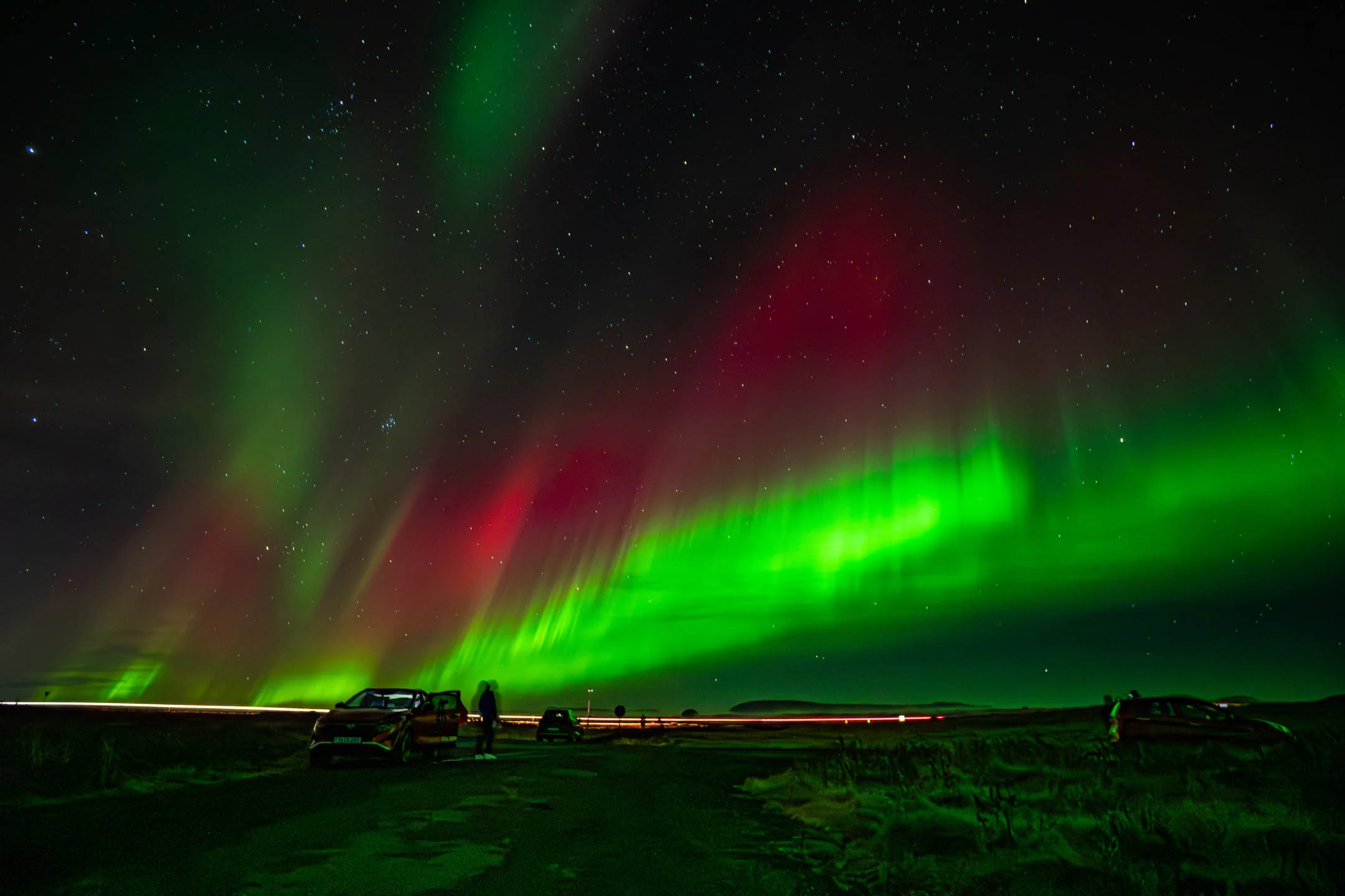 northen lights in the winter are amazing 